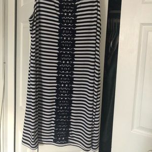 Casual (Nautical look) dress! 💙🤍💙🤍💙🤍💙🤍💙🤍 by ALFANI woman 👩🏽